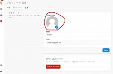 Profile Pictureの登録不可